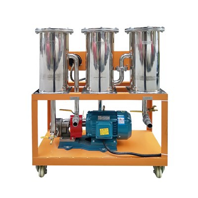 Bärbara oljefiltreringssystem